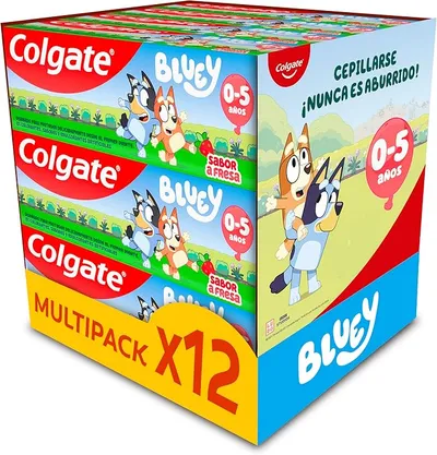 12X Pasta dientes Colgate Kids