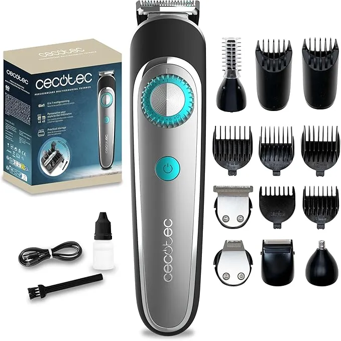 Cecotec Barbero Recortabarba a BaterÃa Precisioncare Multigrooming Trimmer 6 En 1