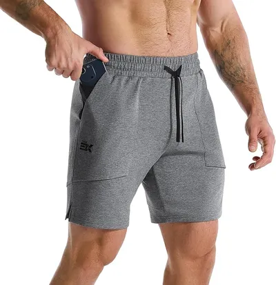 ZENWILL FlotaBols Pantalones Cortos Deporte Cremallera Hombre