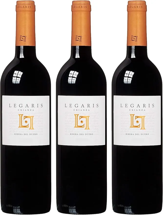 Legaris Crianza - Vino tinto DO Ribera del Duero, Tempranillo - 75cl