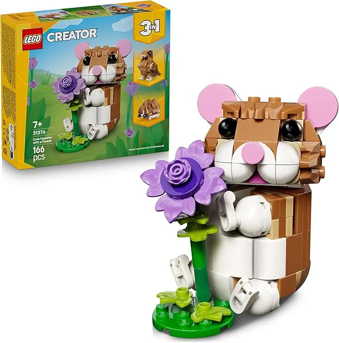 LEGO Creator 3 en 1: Hámster, Erizo o Águila - Divertido Set de Construcción