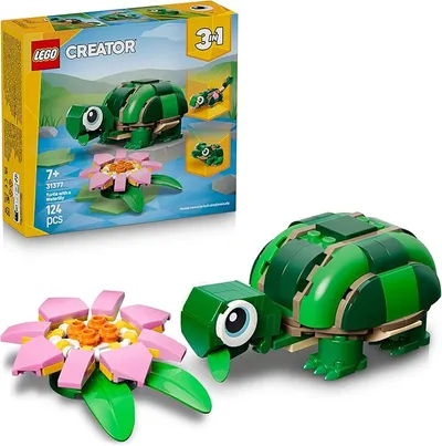 LEGO Creator 3en1 Tortuga con Flor de Nenúfar