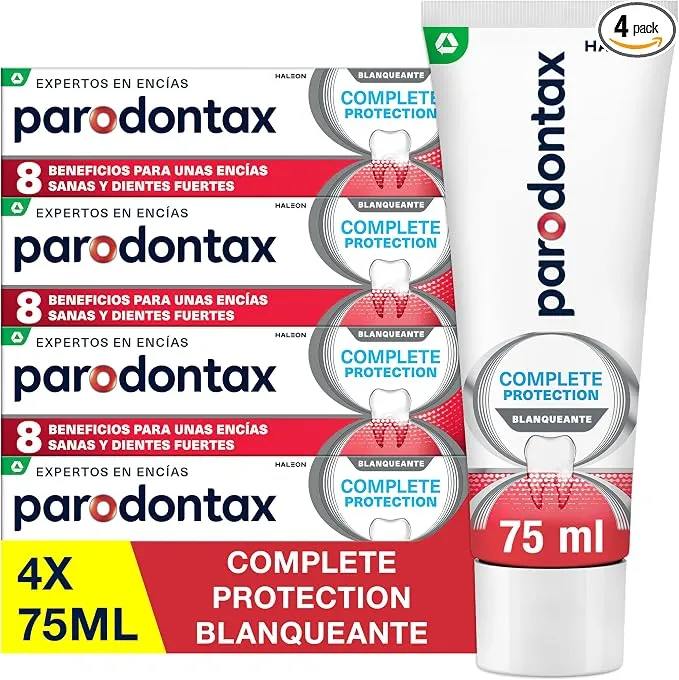 Parodontax Complete Protection Blanqueante Pasta Dentífrica Pack 4 x 75 ml