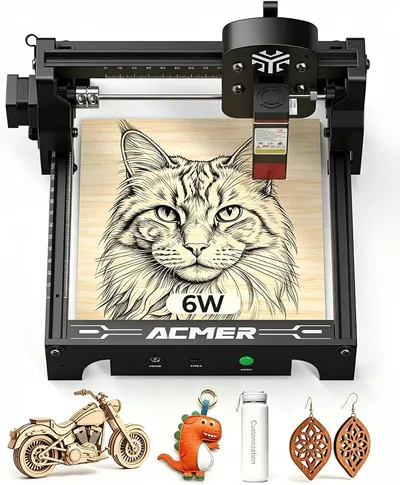 Amazon ACMER T1 6w Máquina de Grabadora Laser