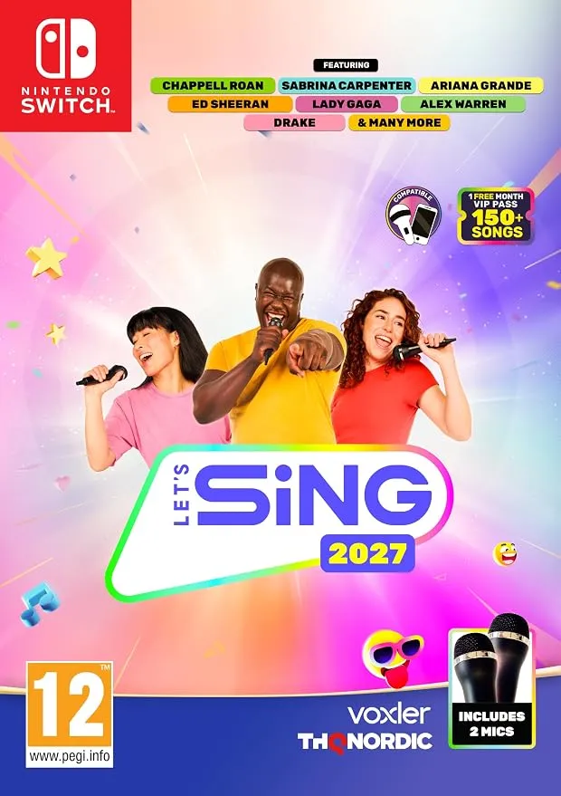 Let's Sing 2027 + 2 micros - Nintendo Switch