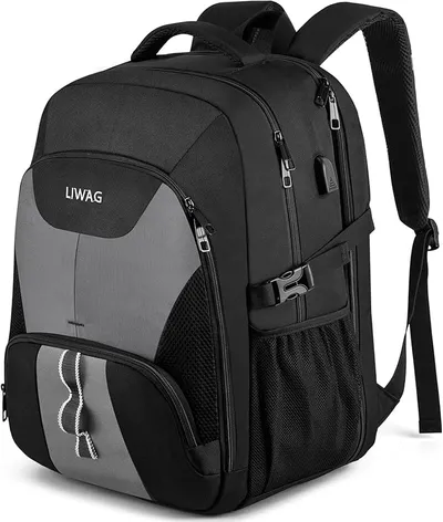 Mochila Hombre 50L Gran Capacidad USB
