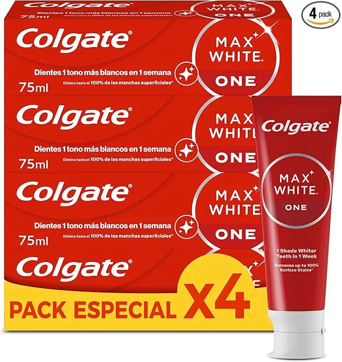 COLGATE MAX WHITE PACK 2X4
