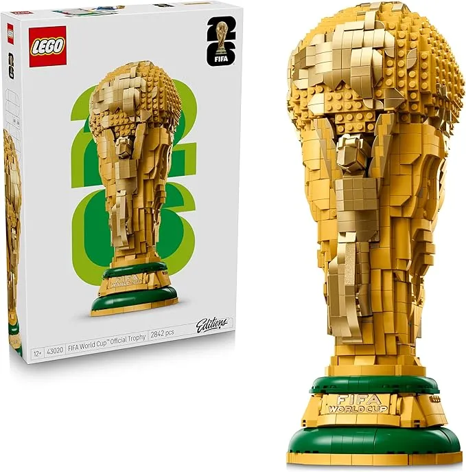 LEGO Editions FIFA World Cup Official Trophy Toy - 3D DIY Model Kit