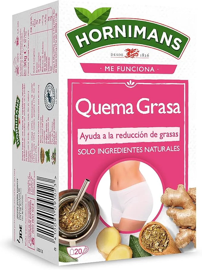 Hornimans Infusión Quemagrasa con Teína - 20 Bolsitas