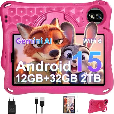 Tablet Para Niños 9 Pulgadas Android 15 Gemini AI