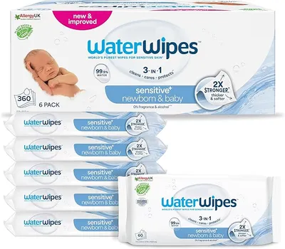 WATERWIPES SENSITIVE+ 360