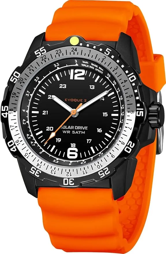 Reloj Solar Militar Findtime para Hombre Resistente al Agua