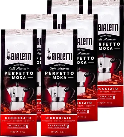 Café Molido Tueste Medio Bialetti Perfetto Moka Cioccolato