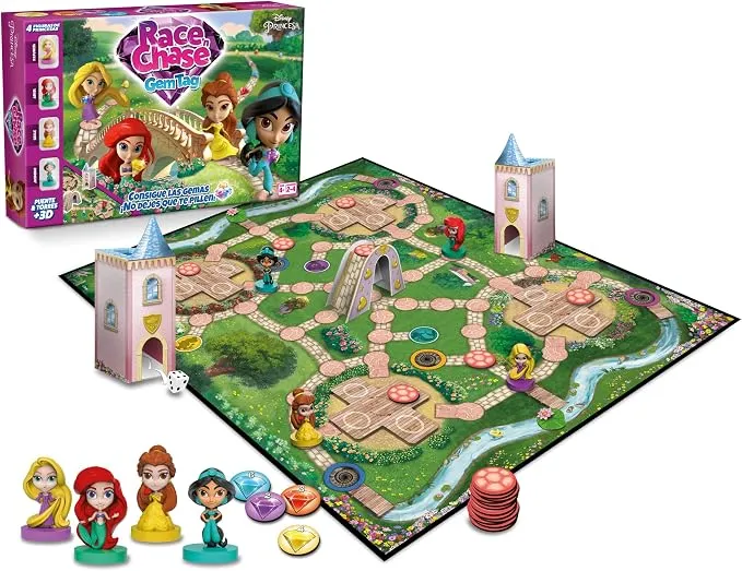 Juego de Mesa Shuffle Race N Chase Princesas