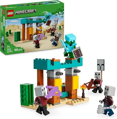 LEGO Minecraft La Patrulla del Desierto de los Maldeanos
