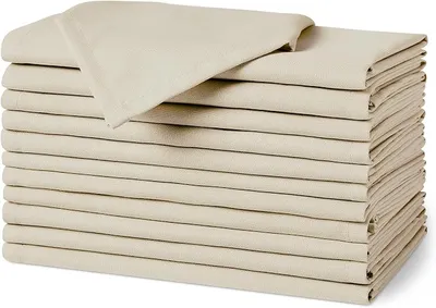 Amazon Basics - Paquete de 12 servilletas de tela