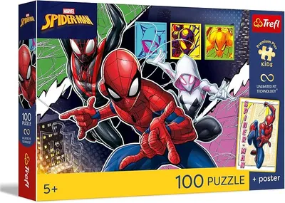 TREFL ROMPECABEZAS 100 PIEZAS La araña heroica