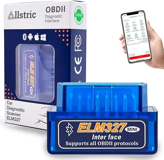 Lector Diagnóstico Coche Allstric OBD2 Bluetooth Multimarca