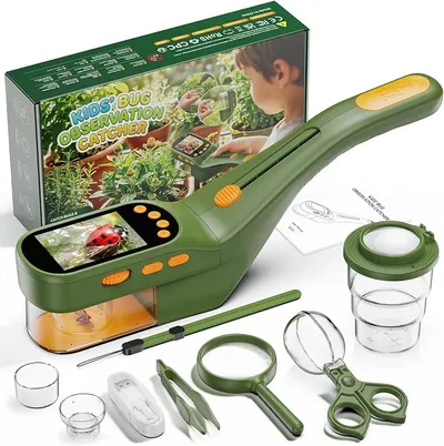 ASPOVEN Kit Explorador de Insectos para Niños con Lupa y Accesorios