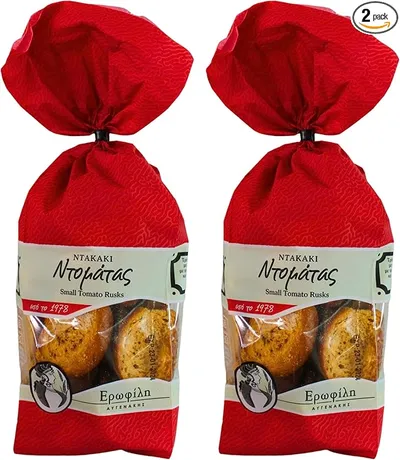Erofili Galletas de Tomate de Creta 2×300 g