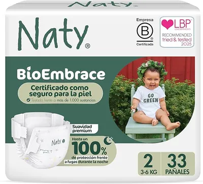 Naty BioEmbrace Pañales Recién Nacido