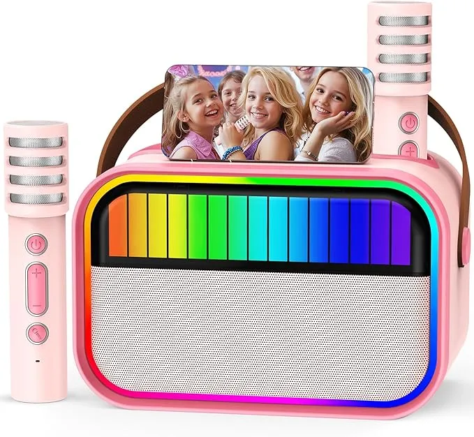 Karaoke Portátil Iluminado