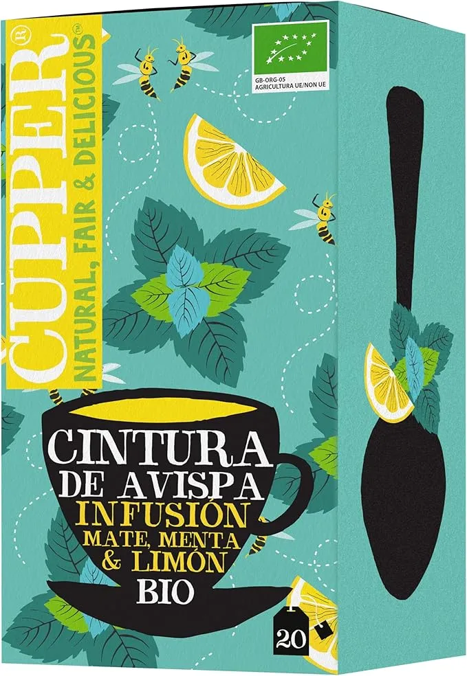 CUPPER - 20 Bolsitas de Infusiones Ecológicas Cintura de Avispa