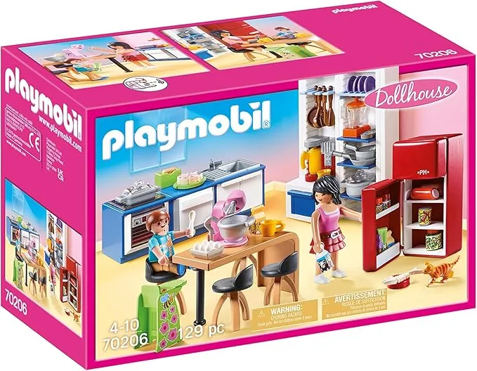 Playmobil Casa de Muñecas 70206 Cocina para Niños