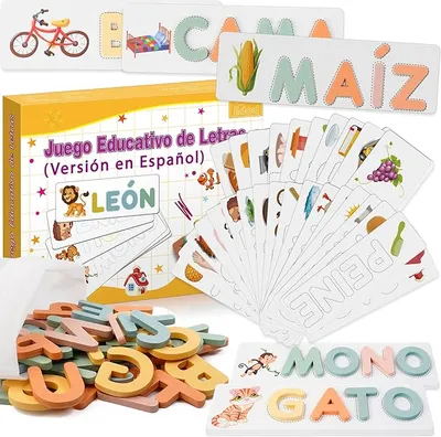 Juguetes Niños Aprender a Leer Juegos Educativos Montessori