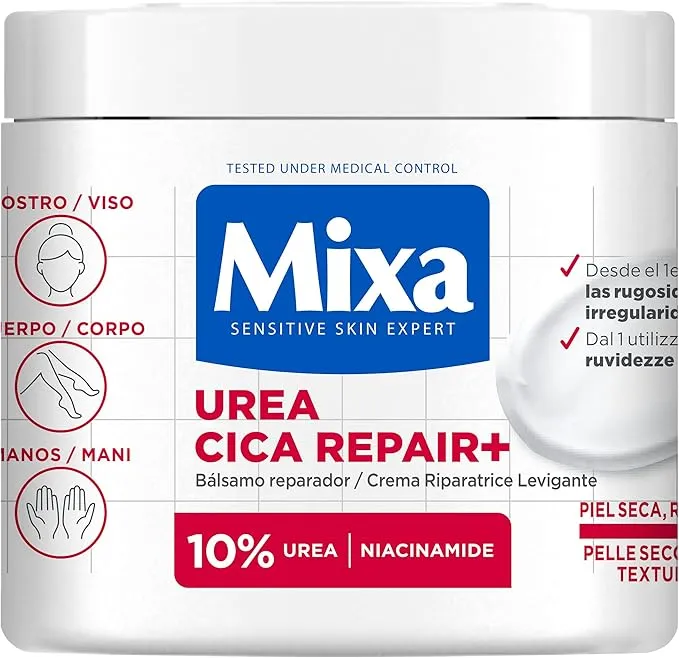 Crema Corporal Mixa Urea Cica Repair+