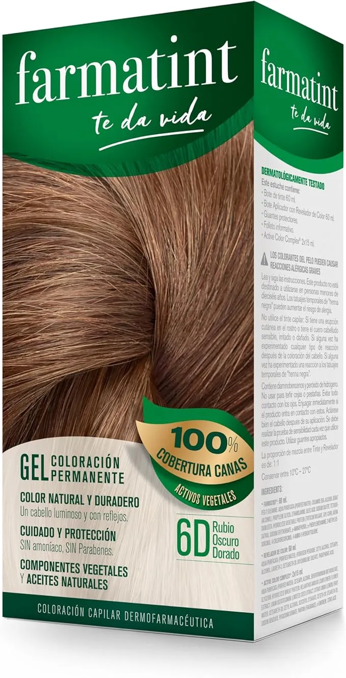 Farmatint 6D Rubio Oscuro Dorado