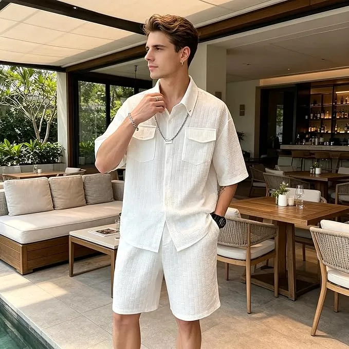 Conjunto Verano Blanco Hombre