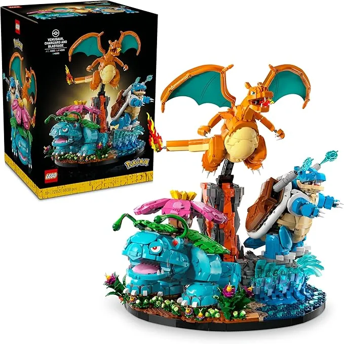 LEGO Pokémon Venusaur, Charizard y Blastoise