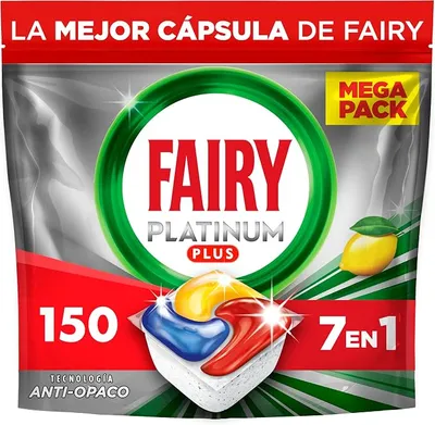 Fairy Platinum Plus Limón Cápsulas De Lavavajillas