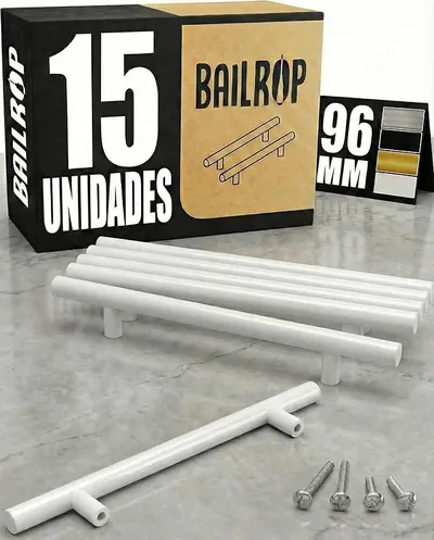 BAILROP Pack 15 Tiradores para Muebles