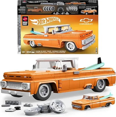 Mattel Brick Shop Hot Wheels Camioneta Custom '62 Chevy