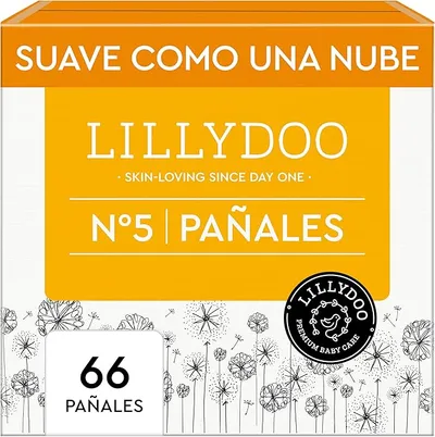 Pañales LILLYDOO delicados con la piel - talla 5