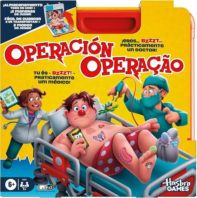JUEGO HASBRO OPERACIÓN TODO EN UNO