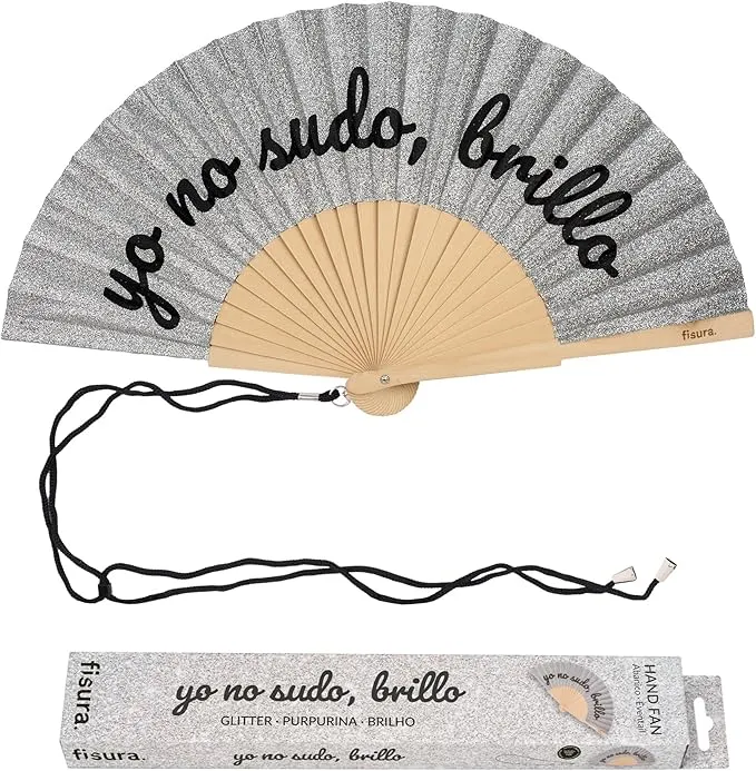 Fisura – Abanico Original con Mensaje “yo no sudo”