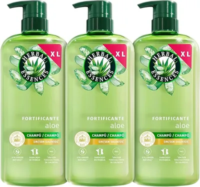 Herbal Essences Aloe Champú Hidratante 3x 650ml
