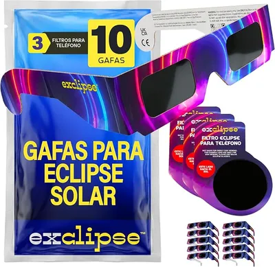 10 Gafas Eclipse Solar