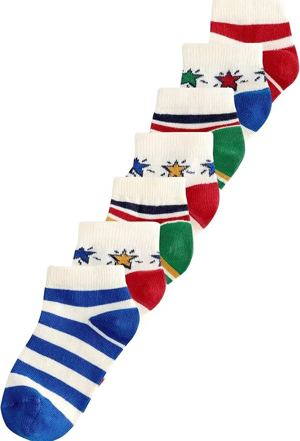 NEXT Niños - Pack de 7 pares de calcetines deportivos
