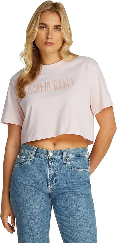 Camiseta para Mujer Calvin Klein Varsity Boxy tee Cropped