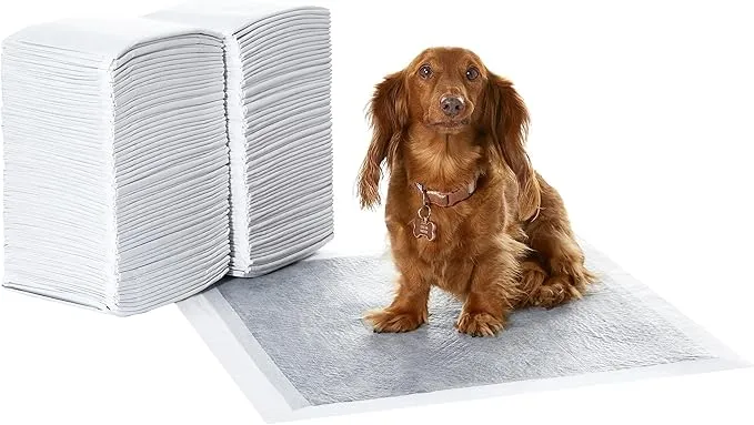 Amazon Basics Pack 120 Almohadillas Adiestramiento Perros con Carbón Activo