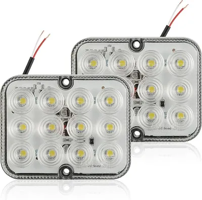 SPARKMOTO 2 x Piloto Led 12V 24V Luz Led Para Remolque Pilotos Traseros Sumergibles