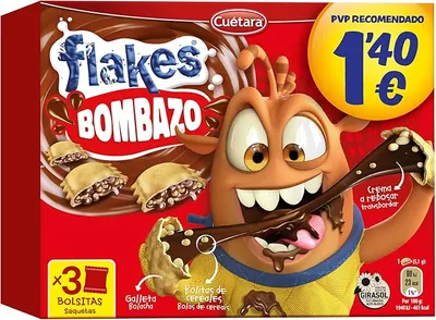Cuétara - Flakes Bombazo, 105g