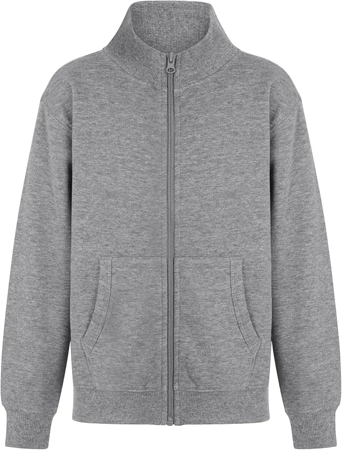 Mukua SZ270K- Cooper Kids Sudadera con Cremallera para Niño en Blanco