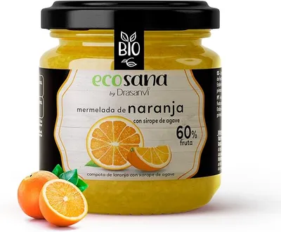 Drasanvi ECOSANA MERMELADA DE NARANJA CON SIROPE DE AGAVE