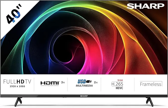 Sharp 40HA1305E - Non-Smart 40" FHD, Frameless