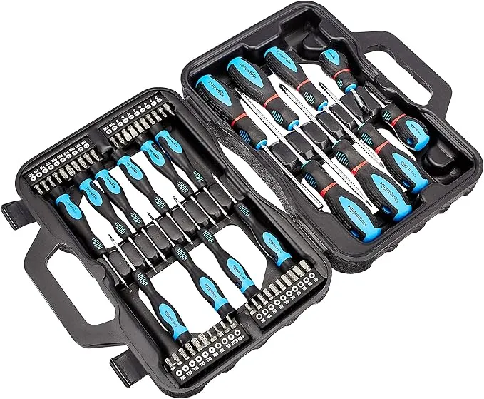 Set de 58 Destornilladores de Precisión Amazon Basics